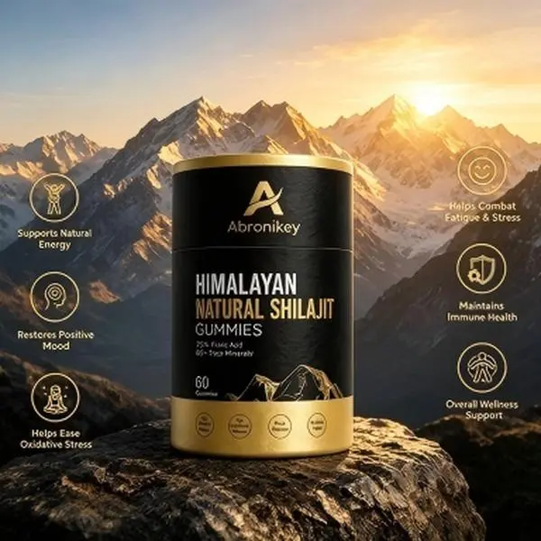 Sugar-Free Natural Herbal Shilajit Gummies: Infused with herbal extracts of Ashwagandha and Tribulus Terrestris; Sugar-Free Formula; 60 Gummies per Jar.