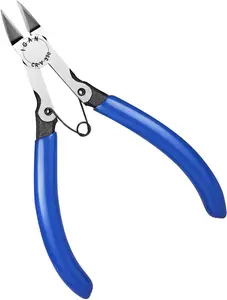 330 Flush Cutters, Precision Wire Cutter, Flush Pliers, Wire Snips, Electrical Cutters, Sprue, Side & Small Wire Nippers, Diagonal Cut Snips, Ideal for Electronics & Precision Cutting Needs