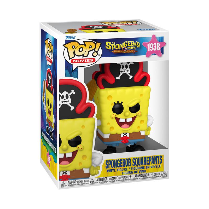 Funko POP Movies: The SpongeBob Movie - (Patrick, Spongebob, Squidward, Garry, Mr Krabs, Flying Dutch Sponge) w/ vRare Pop Protector Included