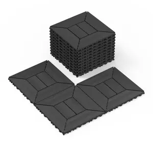 22PCS 12 x 12 Inch Interlocking Deck Tiles - Waterproof All-Weather Outdoor Patio Flooring tiles Patio deck tiles for Pool, Balcony, Backyard, Porch & Garden