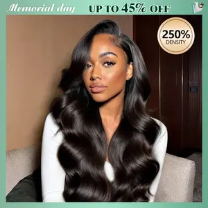 [250% Density] STERLY 7x6 Glueless Loose Body Wave Wig Beginner Friendly Wig Pre Plucked Pre Cut Body Wave Wig Smooth HD Transparent Lace Front Wig #Summervibes #tiktokshopmemorialday