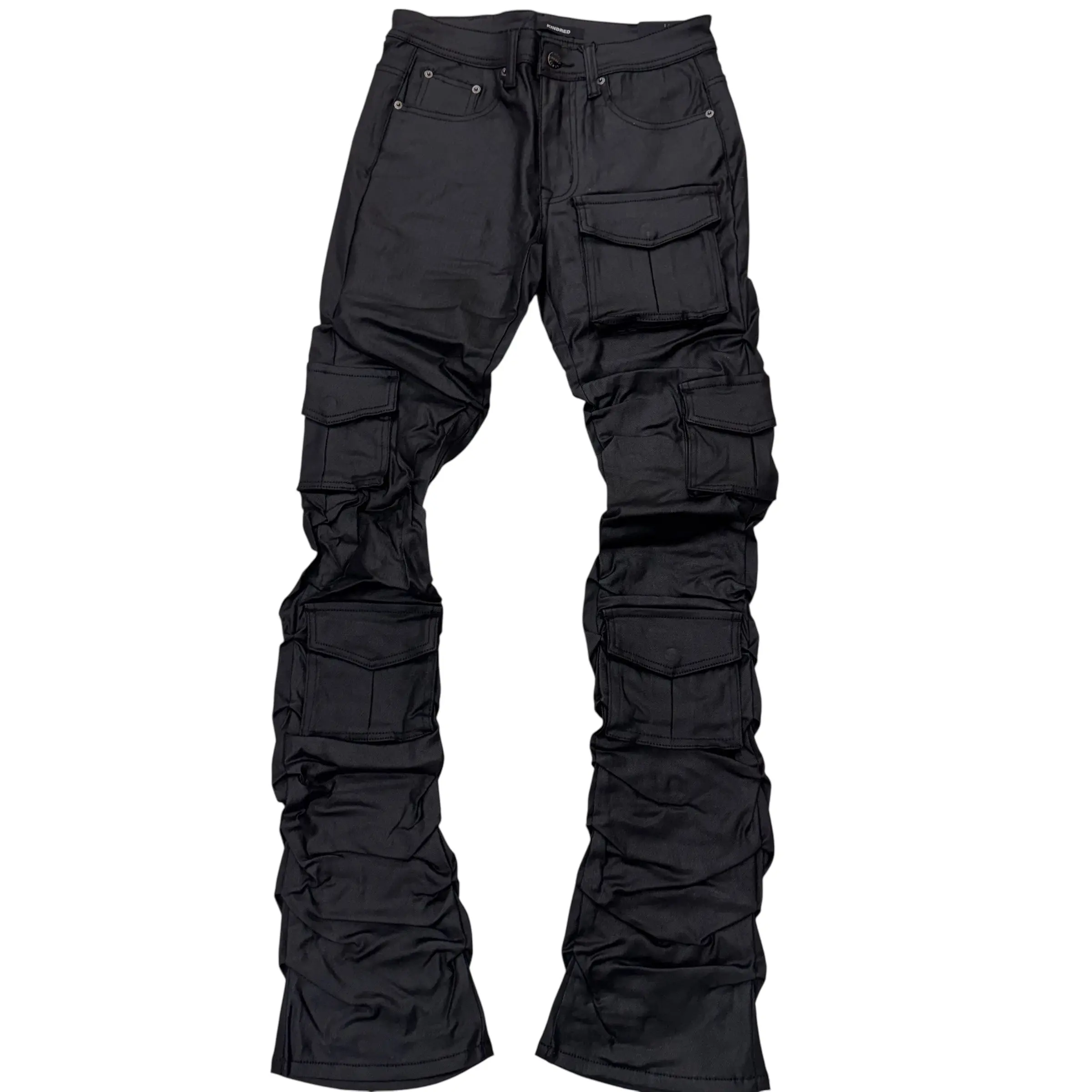 KD - Waxed Cargo Denim - Black 2056B