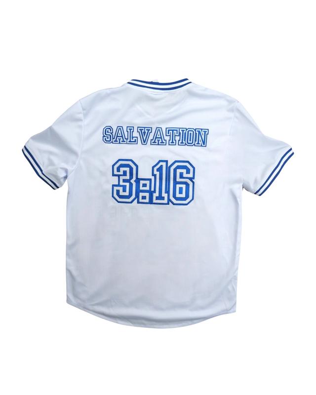 Blue John 3:16 Jersey