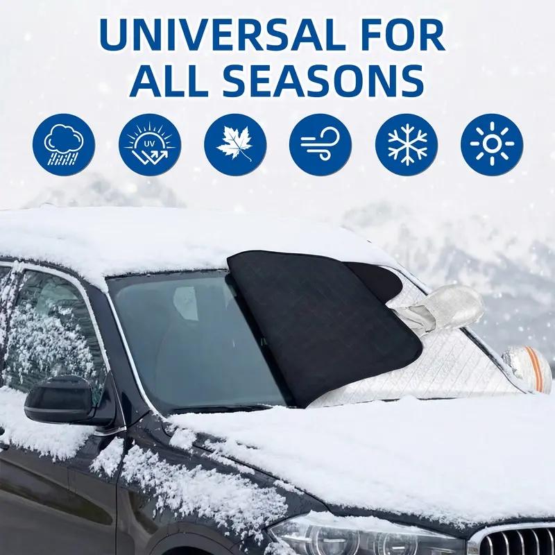 Car Windshield Cover, Heavy Duty Thick Protective Windscreen Cover - Snow Ice Frost Sun UV Dust Water Resistent - Pefect Fit for Cars SUVs All Years Summer/Winter Car Windshield Cover, Heavy Duty Thick Protective Windscreen Cover - Snow Ice Frost Sun UV Dust Water Resistent - Pefect Fit for Cars SUVs All Years Summer/Winter