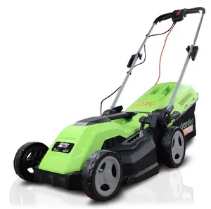 GardenTek Electric Push Lawnmower 38cm Cut Roller & Mulching