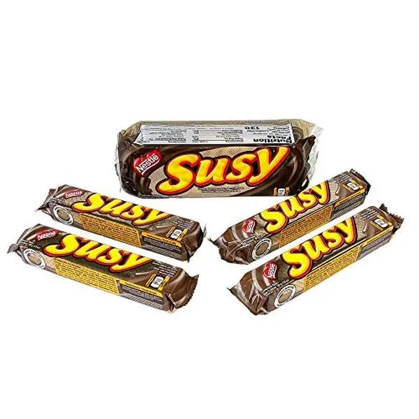 Susy Maxi Chocolate Filled Wafer 4-Pack, 1.76 oz (50g) Each – Creamy Venezuelan Classic Snack/ Nestle Susy Maxi Galleta Rellena De Chocolate 50grs each (4pack)