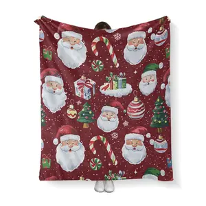 Christmas Flannel Blanket Throw, Christmas Trees Buffalo Plaid Dots Soft Fuzzy Plush Cozy Fleece Warm Blanket Blankets for Couch Sofa Bed Lounging, Ideal Gifts for Kids winter holiday soft suitable blanket