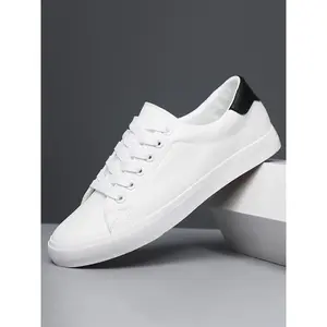 Men's 1 Pair Fashionable Casual Lace Up Skate Shoes, Lightweight Breathable Comfortable Sports Walking Shoes, Male All-match Round Toe Shoes for Daily Wear, Walking Trainers