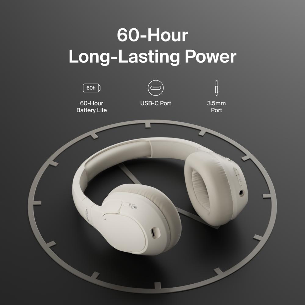 Belkin SoundForm Isolate Noise Cancelling Over-Ear Headphones