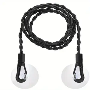 1pc Travel Clothesline Portable Retractable Clothesline With Hooks And Suction Cups Camping Accessories Cruise Essentials For Outdoor And Indoor Use