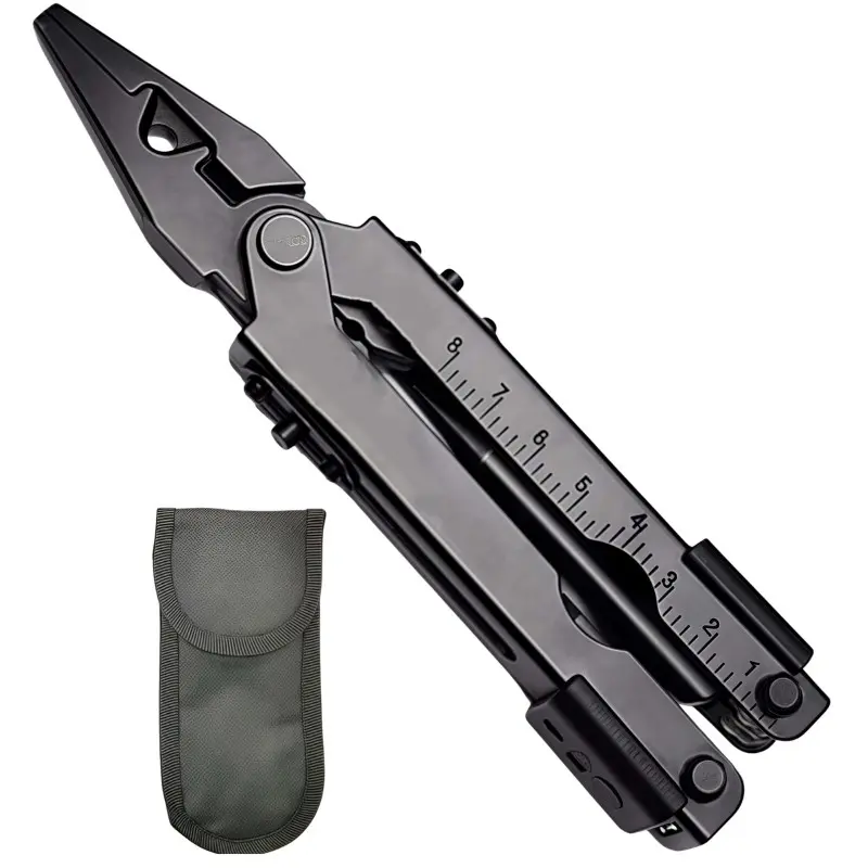 13-in-1 Multifunction EDC Combination Tool with Pliers, Screwdriver & Wire Cutters for Camping, Survival, Outdoor & Travel, Portable Folding Design, EDC Multi Tools, Folding Multitool, Emergency Tool, Portable Hand Tool, Outdoor Multifunctional Tools