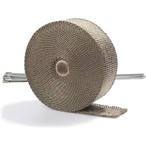 Titanium Exhaust Header Heat Wrap 1 Roll,for kitchen