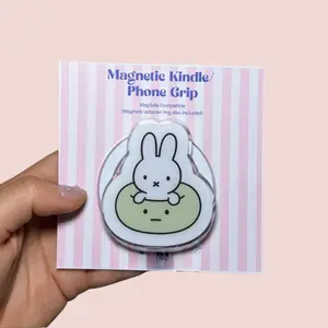 Kawaii Smiski and Miffy Magnetic Grip Phone Stand & Stylish Accessory For Kindle