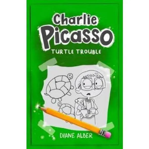 USED-Charlie Picasso: Turtle Trouble (Charlie Picasso - Dyslexia-Friendly Chapter Books for Kids Ages 6-9) by Diane Alber (Paperback)