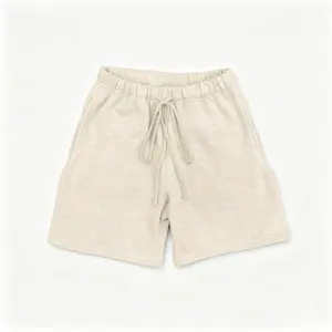 Oatmeal-colored athletic shorts - Cotton Material forComfort & stvle.Casual Versatile Dark Grey Sweatshort for Everyday Wear【tiktok shop deals】#mens shorts#shorts forsummer#guys gifts#streetwear