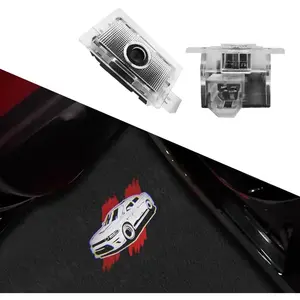 Must Have Door Lights Logo (for Charger 2006-Present )Car Accessories Led Compatible Projector Ghost Shadow Puddle Courtesy Step Lights (Side