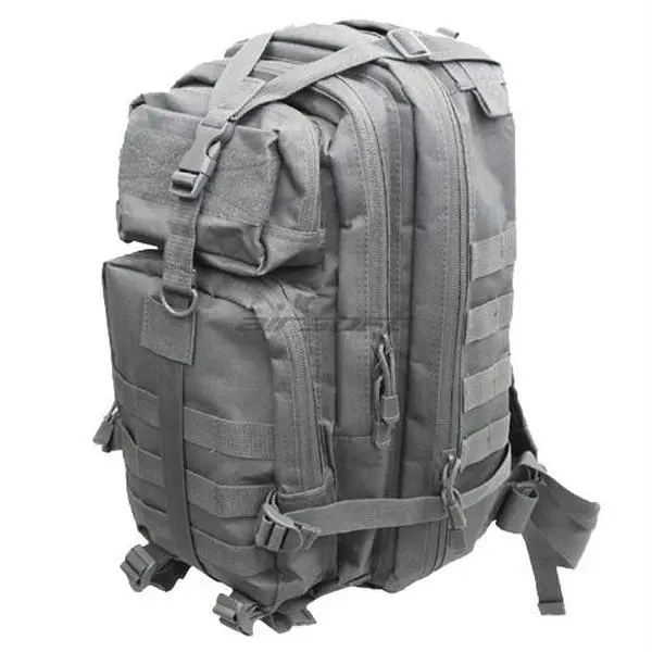 212 MAIN Small Multi Compartment Backpack - PVC Material, Compact Design, Adjustable Straps, Secure Closure, Urban Gray