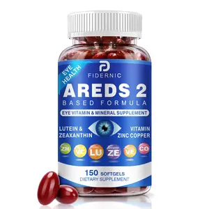 AREDS 2 Eye Vitamins with Lutein Zeaxanthin, Vitamin C E, Zinc & Copper - Blue Light Protection & Eye Health Support, Eye Doctor Trusted - 150 Softgels