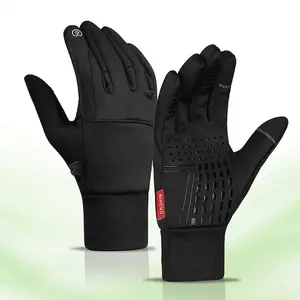 Spring Thermal Gloves, Wind & Water-resistant Design Lightweight Warm Touchscreen Compatible Outdoor Sports Essentials, Warm Gloves - For Outdoor Cycling, Driving, Running, Hiking, Nice Holiday Present, Waterproof Gloves