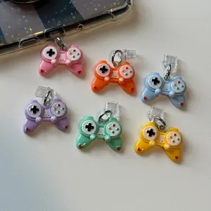 Dust Plug Game Controller Charm for USB-C Ports - Colorful Game Controller Design for USB-C Ports