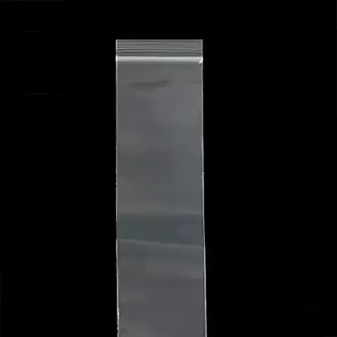 Clear Long Flat Plastic Packaging Bags, Transparent Poly Storage Pouches for Wigs, Hair Extensions, Bundles
