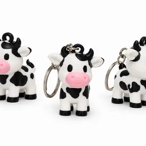 Cow keychain
