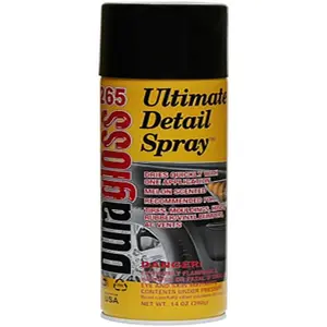Duragloss 265 Clear Ultimate Detail Spray, 14 oz., 1 Pack