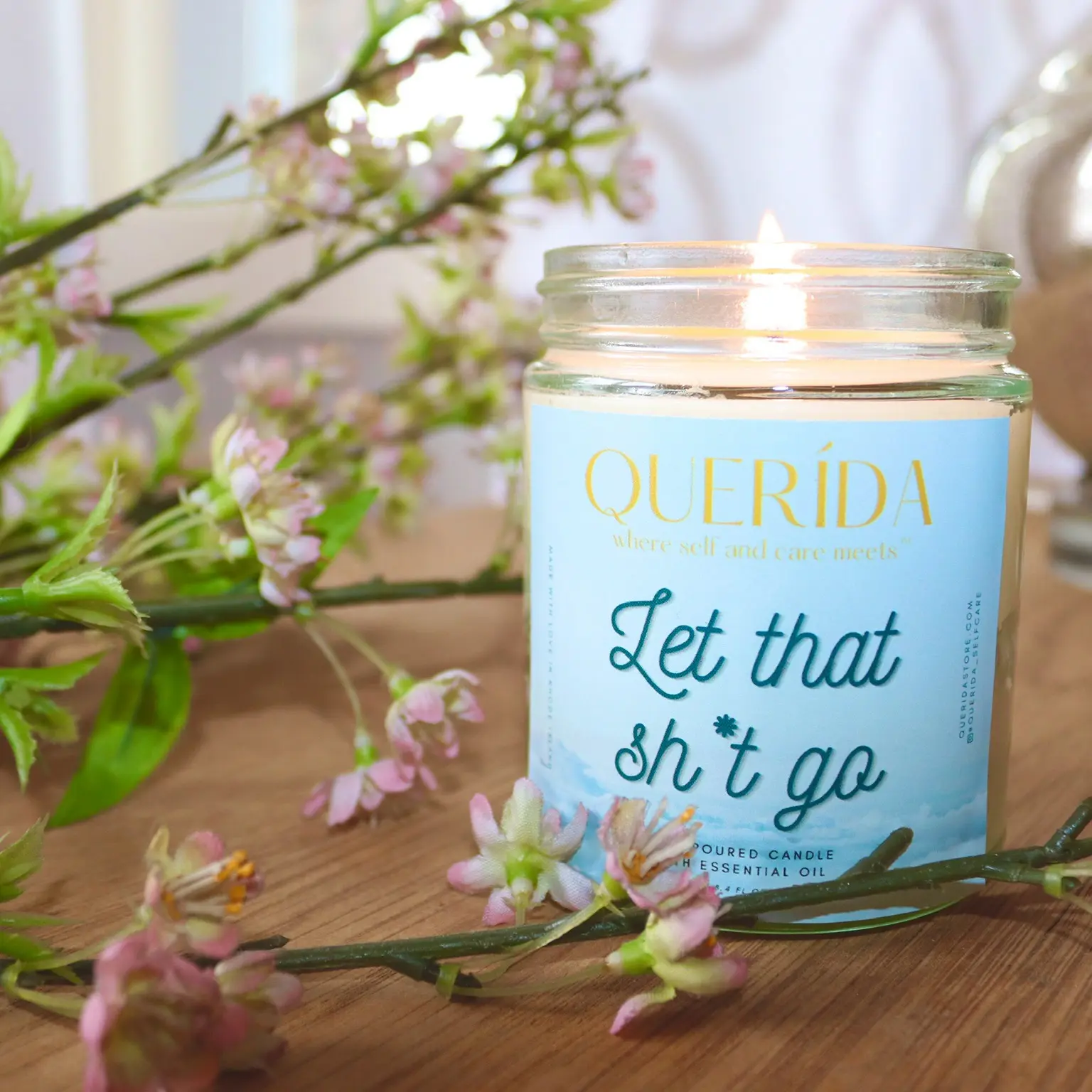 Let Go Candle - Elegant Ceramic Candle with Unique Design and Aesthetic Finish