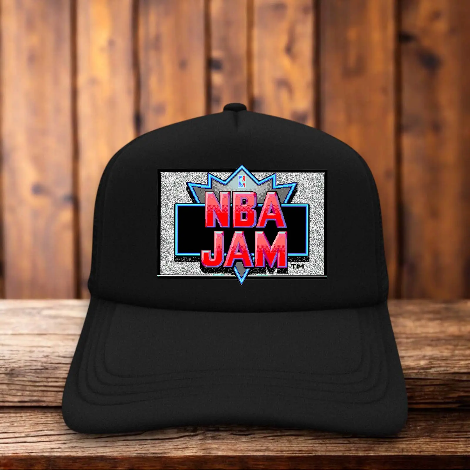90s Arcade Basketball Video Game Retro Trucker Hat