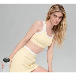 Outdoor running skirt, tennis skirt, yoga suit, fitness suit, casual sports skirt, fake two pieces of underwear.