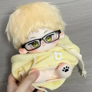 20 Cm Haikyuu!! Kei Tsukishima Cotton Dolls Home Bedroom Dormitory Ornaments Cute Anime Merchandise Children's Holiday Gift Toys