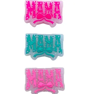 1pc MAMA Silicone Focal Beads - Moms Mothers Crafting & Beading DIY Beaded Pens