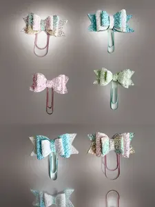 Bling Paperclips set of 6 Cute Planner Clips Budget Binder Accessories