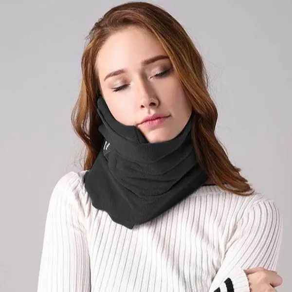 Ergonomic Orthopedic Neck Rest Cushion - Neck Support Travel, Helps Ease Discomfort, Breathable Magnetic Fabric, Machine Washable Fabric Cover, Targeted Hold | Home & Festive Party Gift Supply