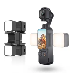 Desiontal Magnetic Mini Light for DJI Osmo Pocket 3, 1 W USB-C Rechargeable LED Fill Light, 300mAh, 5800K, CRI ≥ 95, 3 Brightness Levels