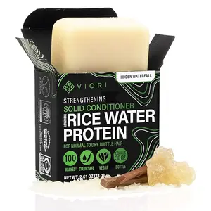 Viori Hidden Waterfall Conditioner Bar Made with Rice Water - Handcrafted All Natural Organic Conditioner