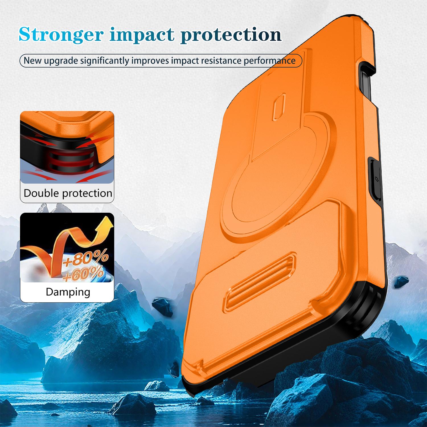 Magnetic Case Compatible with iPhone 17 Pro Max 16 15 14 13 12 11 with Kickstand & Sliding Camera Cover, Rugged Stand Protective Shock-Resistant Slim Shockproof Case Magnetic Case Compatible with iPhone 17 Pro Max 16 15 14 13 12 11 with Kickstand & Sliding Camera Cover, Rugged Stand Protective Shock-Resistant Slim Shockproof Case