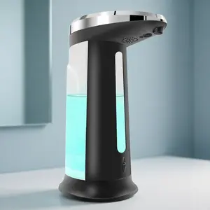 Smart Automatic Soap Dispenser 1Pc 400ML 16.9OZ Anti-slip Sensor Refillable Hand Gel Desktop Dispenser 2 Drop Volume Adjustment Home Decor Pump automatic hair machine dispenser