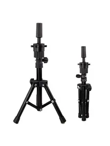 Mannequin Head Stand, 1 Piece Wig Stand Tripod Adjustable for Mannequin Heads Training Heads, Hair Wig Display Stand for Women & Men for Daily Use