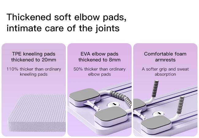 UMAY Multi-functional Ab Exercise Board, Home Pilates Reformer, Ab Workout Equipment for Core Strength Training Foldable for Home Gym Fitness