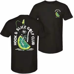 Hook & Slice Golf Club Short-sleeve T-shirt, Golf T-shirt, Men And Women, Casual Yet Chic, Classic Cotton, Menswear Top, Unisex
