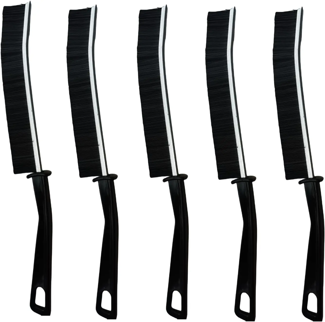 5-Piece Thin Hard Small Crevice Cleaning Brushes, Multi-Surface Reusable Brushes for Kitchen, Bathroom Household Cleaning, Faucet, Sink, 5 Pieces