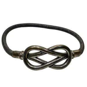 Pre-owned HERMÈS Gold-plated Small Leather Goods Hermes Atame Bracelet