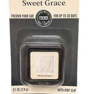 BRIDGEWATER AUTO FRESHENER FRAGRANT VENT CLIP car air scented Woody Aroma