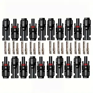 10 Pairs, Solar Plug MC4 Plug Male Female Solar Panel Plugs For 2.5/4/6 Mm2 Solar Cable Solar System Solar Panel Photovoltaic Connector, Waterproof Connector