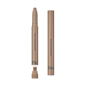 TAG Multi Contour Stick 1.6g Nude Brown – Natural Sculpting Cream Contour for Face Definition Makeup Blend