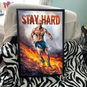DAVID GOGGINS Stay Hard Poster, Motivation Poster