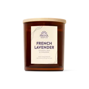 French Lavender Candle | Lavadin, Mint & Coriander Scented Candle