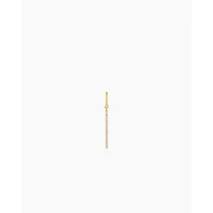 gorjana – Shimmer Bar Parker Charm – 18K Gold-Plated Clip-On Charm with White CZ – Sleek, Sparkling & Stackable Jewelry Accent