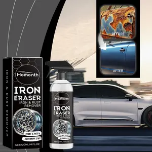 Car Rust Remover Cleaner, Effective Car Cleaning Agent, Removes Dirt and Grime, Restores Tire Appearance, Ideal for Automotive Maintenance